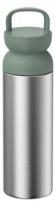Bottiglia termica argentata/color salvia in acciaio inox 500 ml Ellipse – Mepal