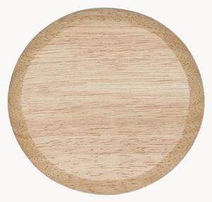 Set di 4 sottobicchieri in legno di albero della gomma Essenza