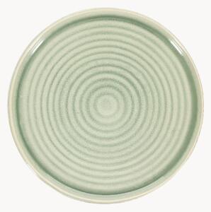 Set di 4 piatti da colazione Cameo Green