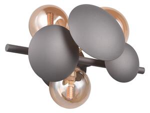 Lampada da parete in colore grigio-oro Bubble - Trio Select