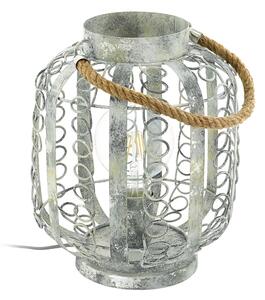 Lampada da tavolo Hagley crema, color oro