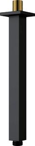 Cascada nero Braccio doccia, soffitto - 250 mm (NAC_N48K)