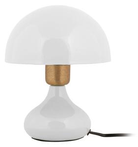 Lampada da tavolo bianca con paralume in metallo (altezza 23 cm) Binc - Leitmotiv