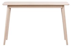 Consolle in rovere decorato in colore naturale 120x40 cm Yumi - Rowico