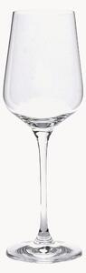 Set di 4 bicchieri da vino bianco in cristallo Mystique