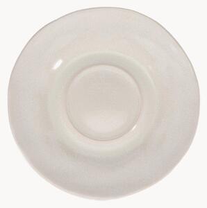 Set di 4 piattini per tazze da tè Rocca Beige