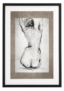 Quadro con Cornice 50x3x70 cm Refined in Mdf