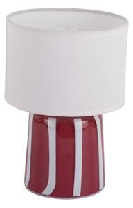 Lampada da tavolo LED rossa in metallo (altezza totale 20 cm) Verano LED – Leitmotiv