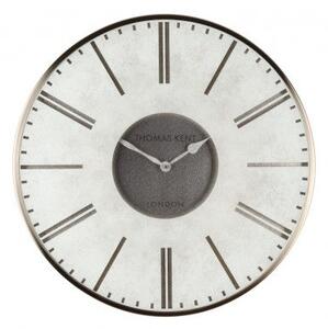 Orologio da Muro Ø 53x6 cm Whatever in Metallo Grigio
