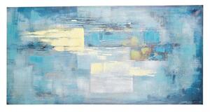 Dipinto 140x3,5x70 cm Abstract Blue in Tela