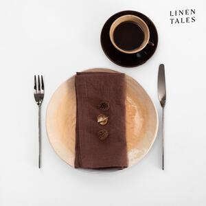 Set di tovaglioli in lino 2 pz 40x40 cm Chocolate – Linen Tales