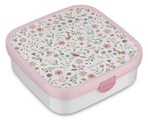 Portapranzo per bambini bianco/rosa in plastica Fairy Wonders by Little Dutch – Mepal