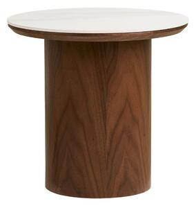 Tavolino rotondo con piano in ceramica ø 40 cm Noli – House Nordic
