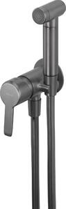 Concealed bidet mixer with bidetta shower head