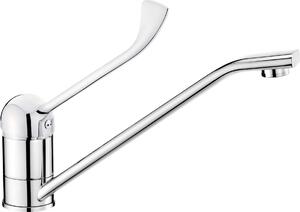 Rubinetto da cucina con leva clinica
