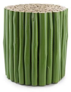 Tavolino 38x38x40 cm Guadalupe in Legno Verde