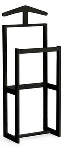 Indossatore Servomuto 40x24x106 cm Daiki in Legno Nero