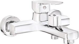 Wall-mounted bathtub mixer