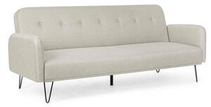Divano Letto 200x82x81 cm Bridjet in Tessuto Beige
