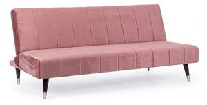Divano Letto 3 Posti 180x88x82 cm Alma in Velluto