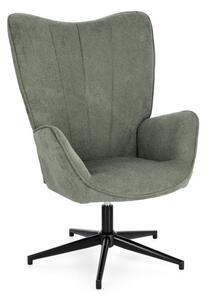Poltrona Soggiorno 69x72x106 cm Inas in Tessuto Verde