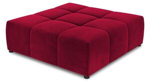 Poggiapiedi rosso con rivestimento in velluto Rome Velvet – Cosmopolitan Design
