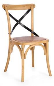 Sedia 50,5x52x87 cm in Rattan Naturale