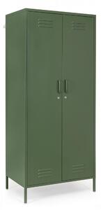 Armadio 2 Ante 50x80x185 cm Cambridge in Acciaio Verde