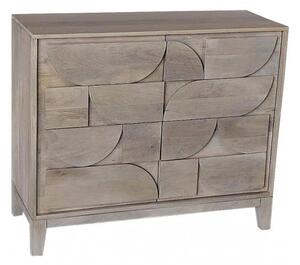 Credenza 2 Ante 100x42x85 cm Archita in Legno