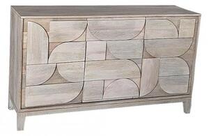 Credenza 3 Ante 145x42x85 cm Archita in Legno