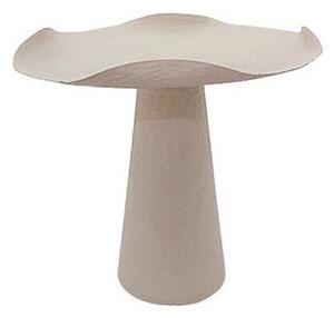 Tavolino Ø 46x47,5 cm Alka in Metallo Beige