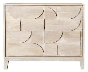 Credenza 2 Ante 100x42x85 cm Archita in Legno