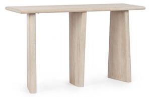Consolle 130x40x75 cm Caffè White in Legno Naturale
