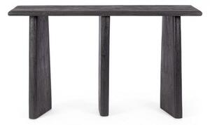 Consolle 130x40x75 cm Caffèblack in Legno Nero