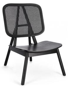Poltrona Soggiorno 68x80x92,5 cm Yves in Legno Nero