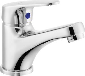 Basin mixer with lever for cold or mixed water
