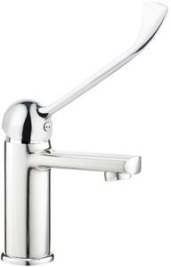 Rubinetto per lavabo, con leva clinica - cromato, leva clinica allungata