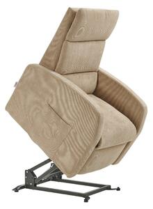 Poltrona Alzapersona Elettrica 2 Motori 72x111x86 cm Martina in Microfibra Dispositivo Medico 1 Beige