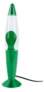 Lava lamp verde in vetro (altezza totale 35,5 cm) Funky Rocket Lava – Leitmotiv