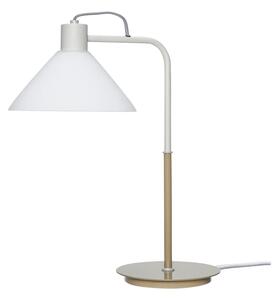 Lampada da tavolo bianca con paralume in vetro (altezza 44 cm) Spot - Hübsch