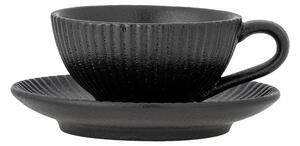 Tazzina per cappuccino nera in ceramica 200 ml Neri – Bloomingville