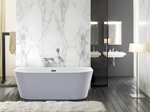 Vasca da bagno freestanding - 149,5 x 75 x 58 cm - Acrilico - Bianco - 200 L - DIVINA
