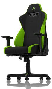 NITRO CONCEPTS S300 - Sedia da gioco per PC - 135 kg - nylon - nero - acciaio inox - nero - verde
