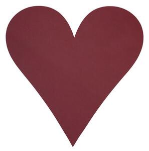 Tovaglietta in eco pelle 30x30 cm Heart Nupo – LIND DNA