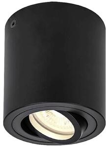 Triledo Single CL spot a soffitto rotondo Ø8,5 cm nero GU10