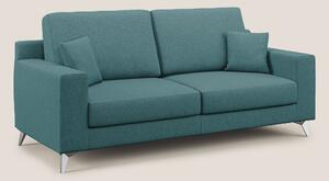 Divano 2 Posti 146x95x91 cm in Tessuto Azzurro
