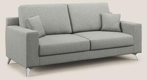 Divano 2 Posti 146x95x91 cm in Tessuto Grigio Chiaro
