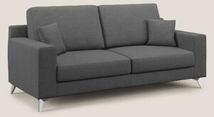 Divano 2 Posti 146x95x91 cm in Tessuto Grigio
