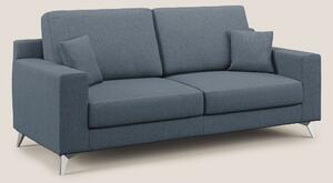 Divano 2 Posti 146x95x91 cm in Tessuto Blu
