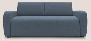 Divano Letto 3 Posti 195x93x100 cm in Tessuto Blu